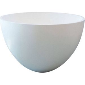 Waskom best design just solid surface opbouw eco 48 cm glans wit
