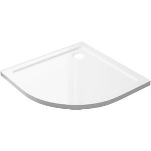 Best-Design "Dona" Lage-Douchebak 1/4 Rond 80x80x4 cm R=550 Glans Wit