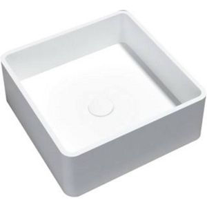Opbouw Waskom Best Design Just Solid Surface Accia 40 cm Mat Wit