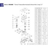 Douchekraan best design verona thermostatisch + inbouwdeel 2-weg 1/2"