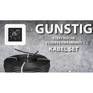 Best-design "gunstig" vloerverwarmings kabel set 29,4 mtr 500 watt