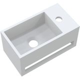 Fontein met handdoekhouder best design mona solid surface 33x18x16 cm