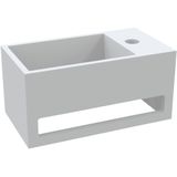 Fontein met handdoekhouder best design mona solid surface 33x18x16 cm