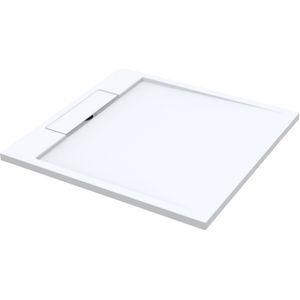 Douchebak best design decent 90x90x3.5 cm solid surface mat wit