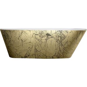 Vrijstaandbad best design gold feeling 175x75x68 cm goud