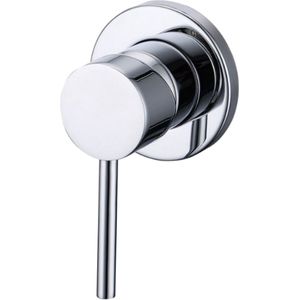 Omstelkraan Best Design Quatra Inbouw 1/2" Koud/warm Chroom