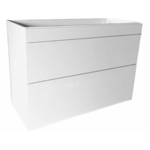 Onderkast Best Design Beauty Greeploos 80 cm Glanzend Wit