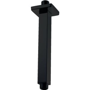 Plafondarm Best Design Nero-Muka Vierkant 20 cm 304L Mat Zwart