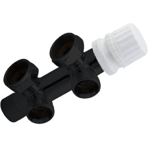 Best Design luxe Onderblok haaks 3/4''x3/4'' zwart mat 4009820