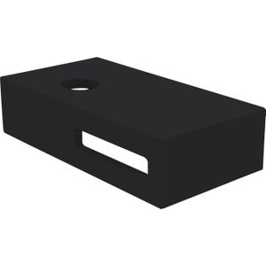 Fontein planchet best design malo solid surface 40x21x10 cm mat zwart