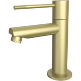 Toiletkraan best design nancy-ribera uitloop recht 14 cm 1-hendel mat goud