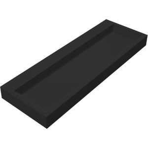 Best Design Just Solid Nero Opera 120 wastafel 120x42 mat zwart