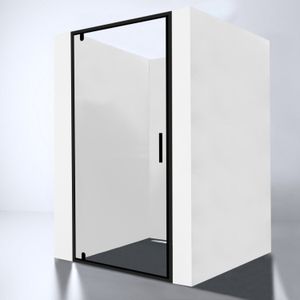 Nisdeur best design baron 100x200 cm nano glas 8 mm mat zwart