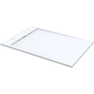 Best Design Douchebak Decent 160x100x4.5 cm Solid Surface Mat Wit