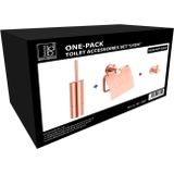 Toiletset Best Design One Pack Lyon Geborsteld Koper