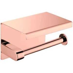 Best Design Lyon Phone toiletrolhouder mat rosé goud