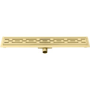 Douchegoot Best Design Nancy Met Flens 90x7x7 cm RVS Mat Goud
