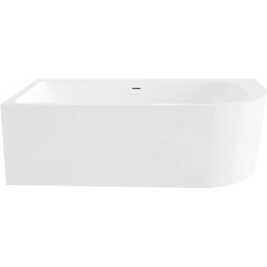 Ligbad Best Design Living Half Vrijstaand 180x80 Links Mat Wit