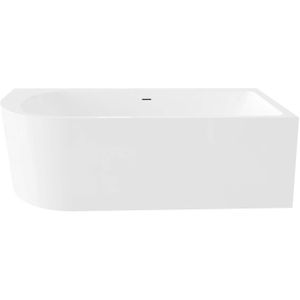 Ligbad Best Design Living Half Vrijstaand 180x80 Rechts Mat Wit