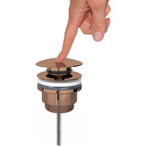 Clickwaste Best Design Dijon Zonder Overloop 5/4 Mat PVD Brons