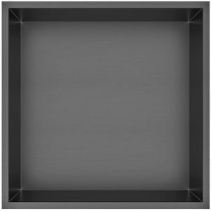 Inbouwnis Best-Design Kaya 30.5x30.5x7 cm Gunmetal