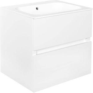 Onderkast best design splash white greeploos 60x56x47 cm 2 softclose laden glans wit