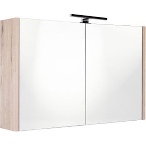 Best-Design Happy-Halifax MDF spiegelkast + verlichting 100x60cm