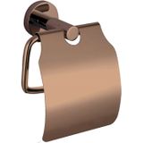 Best Design - Dijon - Toiletrolhouder - PVD Glans Brons - Met Klep