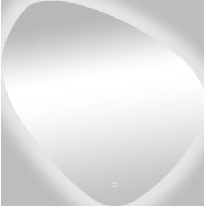 Best Design Spiegel Ballon Asymmetrisch 60x60cm Met LED Verlichting Rondom en One-Touch Bediening
