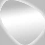 Spiegel best design ballon asymmetrisch 120x120 cm met led verlichting rondom en one-touch bediening