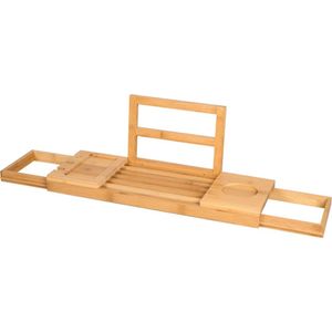Best Design - Tray - Badbrug - Bamboe - Verstelbaar 50 tot 90cm
