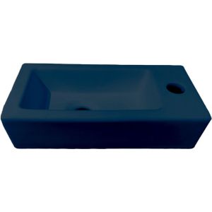 Fontein best design morrano 37x18x9 cm rechts mat donkerblauw