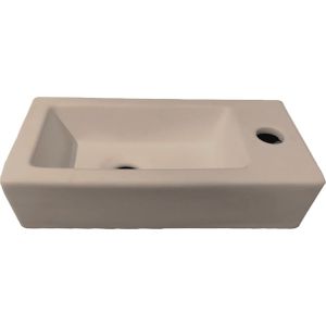 Best Design - Farnetta - Wastafel - Mat-Khaki - 37 x 18 x 9 cm