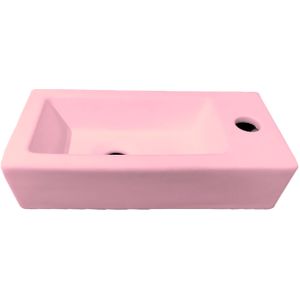 Fontein Best Design Morrano 37x18x9 cm Rechts Mat Roze