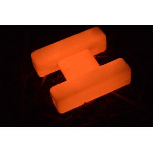 Pro Line Glow In The Dark H Marker - Flame Red - Maat L - Rood