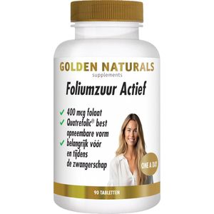 Foliumzuur Actief - 400 mcg - Supplement - Voor zwangerschap