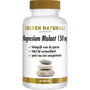 Magnesium Malaat - 150 mg - Hoog Opneembare Vorm - Ondersteunt Spieren