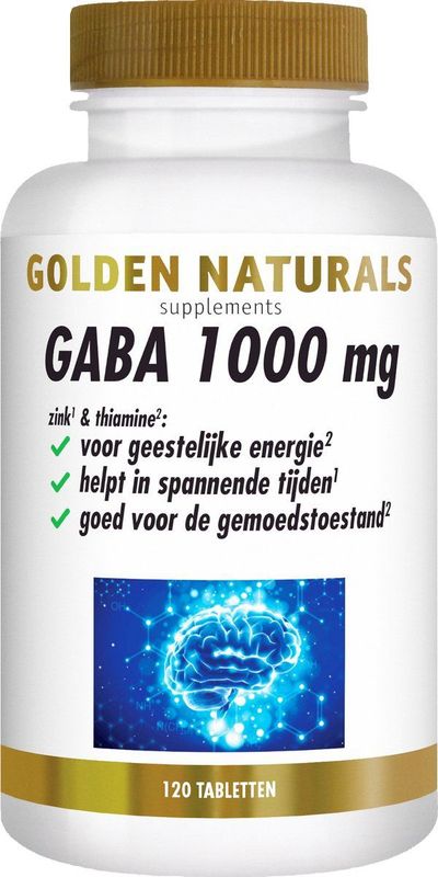 GABA 1000 mg - Tablet - Zink - Vitamine B1
