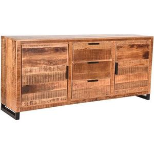 LABEL51 Glasgow Dressoir - Naturel - Mangohout - 190 cm