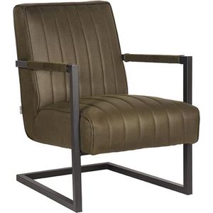 LABEL51 Milo Fauteuil - Groen - Microfiber