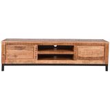 LABEL51 Ghent Tv-meubel - Naturel - Mangohout - 160 cm