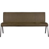 LABEL51 Eetkamerbank Matz - Army green - Microfiber - 175 cm: Comfortabele en trendy eetkamerbank van LABEL51