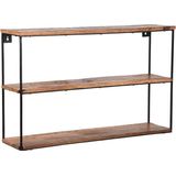 LABEL51 Vintage Wandplank - Naturel - Mangohout - L