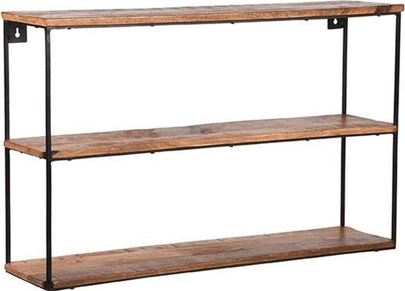 LABEL51 Vintage Wandplank - Naturel - Mangohout - L