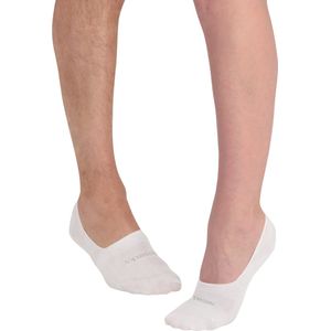 Nosocks Invisible - 2-pack - Unisex - Wit - Katoen