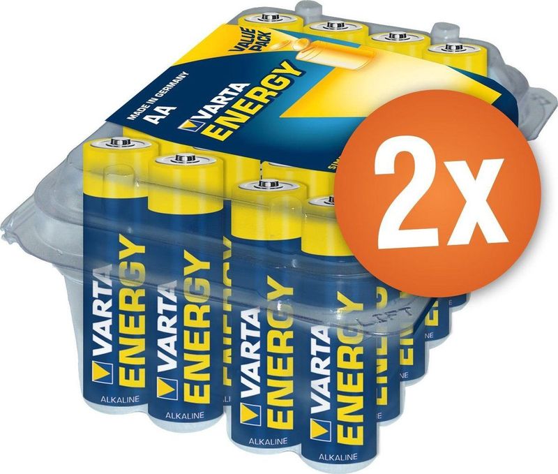 Varta AA Batterijen - Alkaline Batterijen - LR06 - 48 stuks