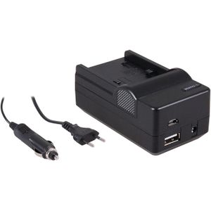 Huismerk 4-in-1 Acculader - Sony NP-FP30/FP50/FP70/FP90