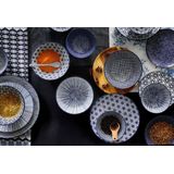 Tokyo Design Studio - Nippon Blue - Set van 4 Borden - Ø 16 cm - Porselein