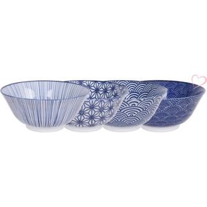 Set 4 japanse kommen - Nippon Blue - Tokyo Design Studio