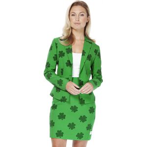 OppoSuits St. Patrick's Girl - Dames Pak met Rok - St. Pat's - Groen - Maat EU 42